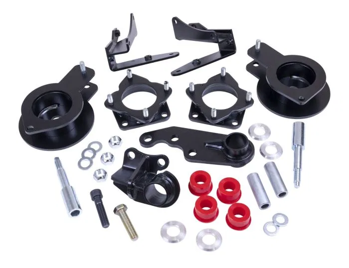 69-52221 – READYLIFT Lift Kit Suspension, 2 Inch Front Lift 2 Inch Rear Lift Without Shock Absorbers In Kit - Shock C...